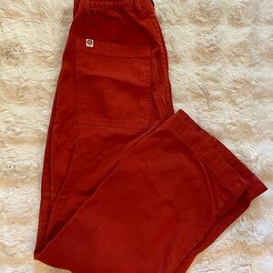 Big Bud Press Western Pants in Rust Red small